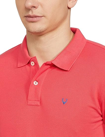 Allen Solly Men's Cotton Regular Fit Polo T-Shirt